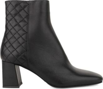 Sergio Moretti Booties - Dames - Laarzen met Hak - Zwart - 38 EU - Leer - Schoenen
