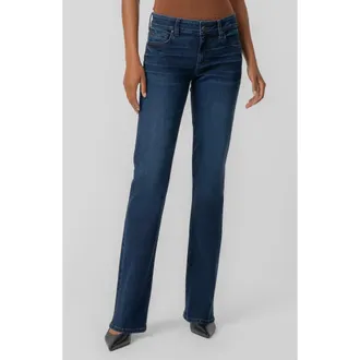 Kut from the Kloth Natalie Low Rise Bootcut Jeans in Gentle at Nordstrom, Size 18