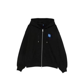 Ader Error Logo-patch Zip-up Hoodie