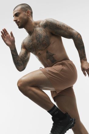 Alo | 5 Circuit Short in Java Brown, Size: Medium
