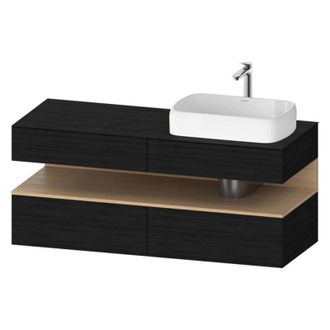 Duravit Qatego Consola Mueble Bajo Lavabo, 2 Extensiones, 2 - Duravit