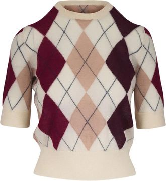 Khaite Top a rombi - Toni neutri