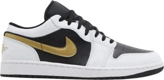 Nike Jordan Schoenen, Heren, Veelkleurig, 47 1/2 EU, Leer, 1 Low Gold Swoosh