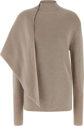Entire studios Beige Wool Womens Cardigan