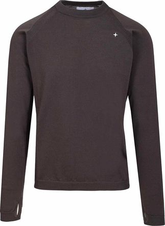 Stone Island Crewneck Sweater In Primaloft Bio