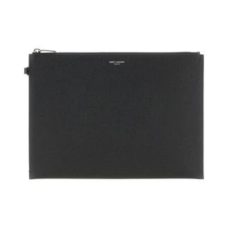 Saint Laurent Bags, male, Black, Size: ONE SIZE Zipped Tablet Holder