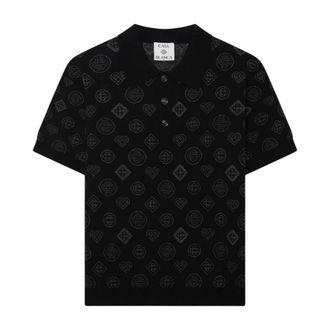 Casablanca Polo Shirts - male - Casablanca - Polo Shirts - Black - M - Tops