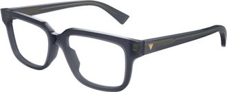 Bottega Veneta Rechthoekige Brillen - Heren - Brillen - Grijs - 54 MM - Accessoires