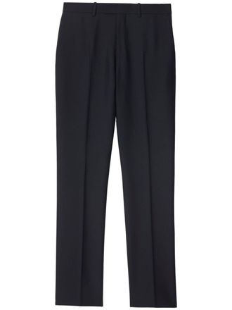 Burberry wool tailored trousers - Blue