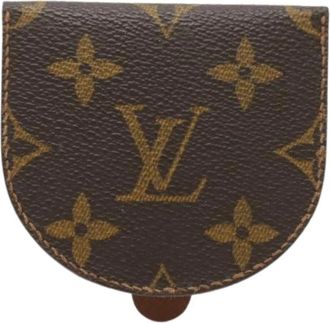 Louis Vuitton Pre-owned Wallets, male, Brown, Size: ONE SIZE Pre-owned Porte Monnaie Cuvette Monogram Coin Case