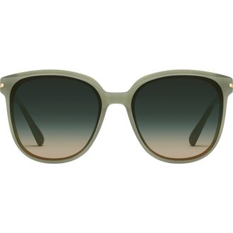 Quay Rent Free 55mm Round Sunglasses in Jde/plmtpe at Nordstrom Rack
