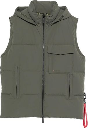 Afterlabel hooded pocket gilet - men - Fabric - M - Green