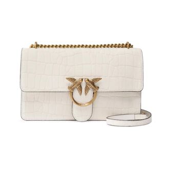 Pinko Cross Body Bags, female, White, Size: ONE SIZE Cross Body Bags