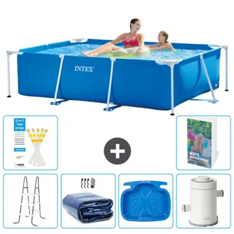 Intex Piscina Con Estructura Rectangular - 220x150x60 Cm - 7-piezas S144