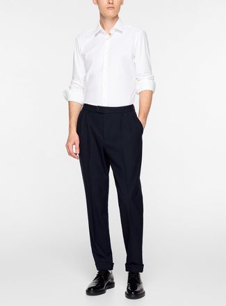 BOSS Mens Cuffed tapered pant