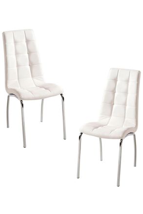 Regalos Miguel Packs Sillas Comedor - Pack 2 Sillas Liam - Blanco