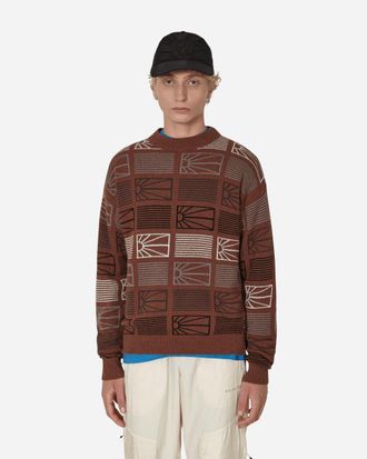 Rassvet Logo Crewneck Sweater Brown
