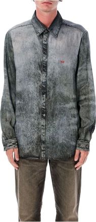 Diesel Hombre, Camisas, Gris, Talla: S