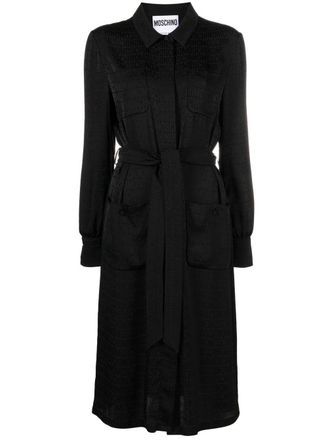 Moschino Chemisier con stampa - Blu