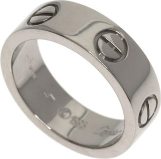 Cartier Love White Band Ring (Pre-Owned)
