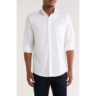 Brooks Brothers Cotton Button-Down Shirt in White at Nordstrom Rack, Size Xx-Large