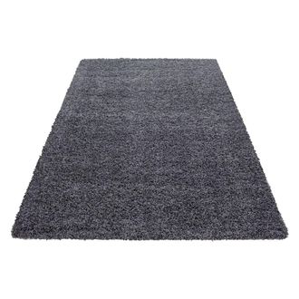 Nazar Rugs Alfombra de interior de pelo largo Gris-80x250