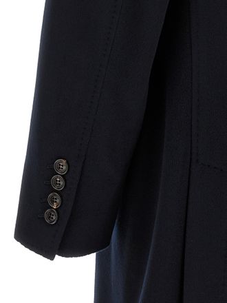 Brunello Cucinelli Virgin Wool Coat - Blue