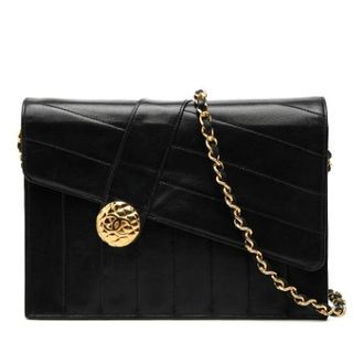 Chanel Pre-owned Vintage Shoulder Bag - Dames - Pre-owned - Zwart - Maat: ONE Size Leer