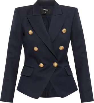 Balmain Blazer doppiopetto - Blu