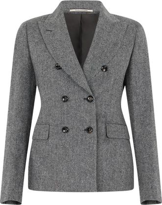 Tagliatore Jassen, Dames, Grijs, XS, Wol, J-Coreen Blazer