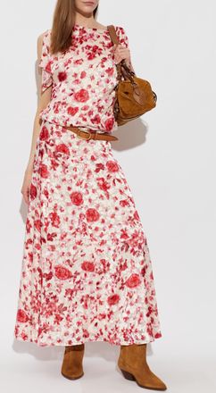 Isabel Marant Skirt Hilza, Womens, Cream