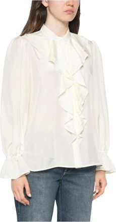 Marella Mujer, Blusas y Camisas, Blanco, Talla: M