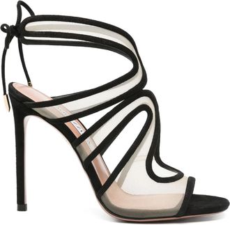 Aquazzura Sandali con dettaglio cut-out 110mm - Nero