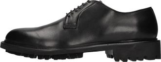 Tagliatore Platte schoenen - Heren - Veterschoenen - Zwart - 42 EU - Leer - Schoenen