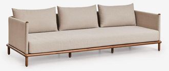 Sklum Sklum - Sof&aacute; De 3 Plazas En Madera De Acacia Olivia