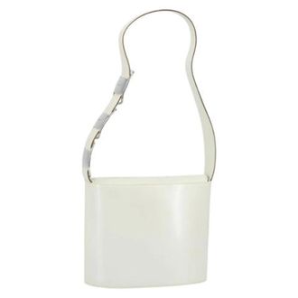 Ferragamo Pre-owned Bucket Bags, female, White, Size: ONE SIZE Pre-owned Leather Bucket Bag