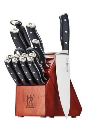 J.A. Henckels International Forged Accent Knife Block 15-Piece Set in Black at Nordstrom Rack