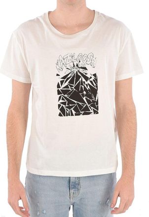 Celine Mens White Cotton T-Shirt