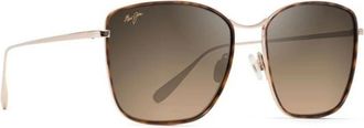 Maui Jim Tiger Lily Zonnebril - Dames - Zonnebrillen - Bruin - 57 MM - Accessoires