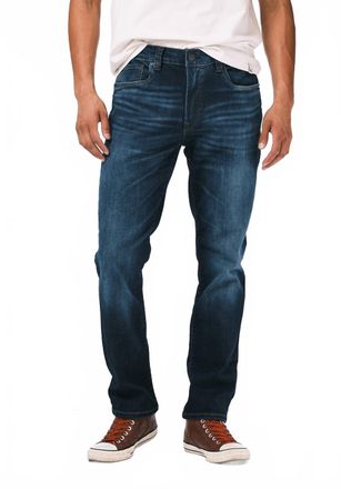 Buffalo David Bitton Slim Leg Ash Jean In Mid Blue Indigo
