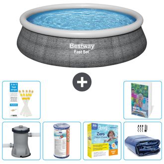 Bestway Piscina Bestway Fast Set Redonda - 457x84 Cm - 7-piezas S224
