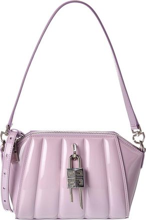 Givenchy Antigona Lock Mini Patent Shoulder Bag