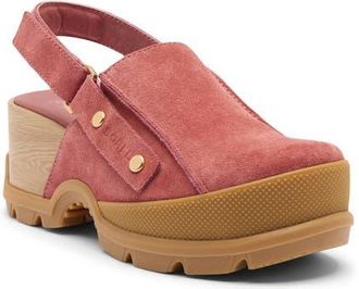 Sorel ROAMN RBR Clog in Sandy Clay/Gum at Nordstrom, Size 7.5