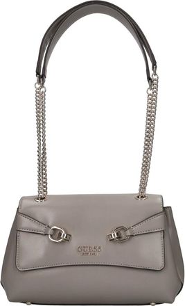Guess Tassen, Dames, Grijs, ONE Size, Leer, Schoudertas