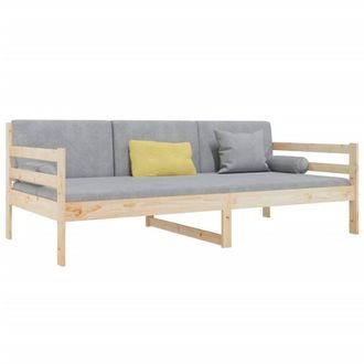 Berkfield Home Beautiful Day Bed 90x190 cm Solid Wood Pine in Natural