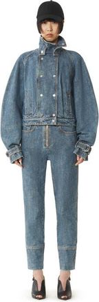 Lanvin Blue Short Denim Jacket at Nordstrom, Size 40 Eu
