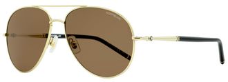 Montblanc MB0068S Sunglasses - Gold