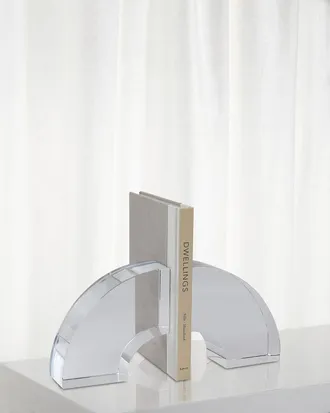 Port 68 Nolan Crystal Bookends