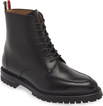 Thom Browne Commando Combat Boot in Black at Nordstrom, Size 11