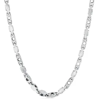 Pompeii3 Mens 14k Gold (95gram) or Platinum (178gram) 5.5mm Link Chain Necklace 24